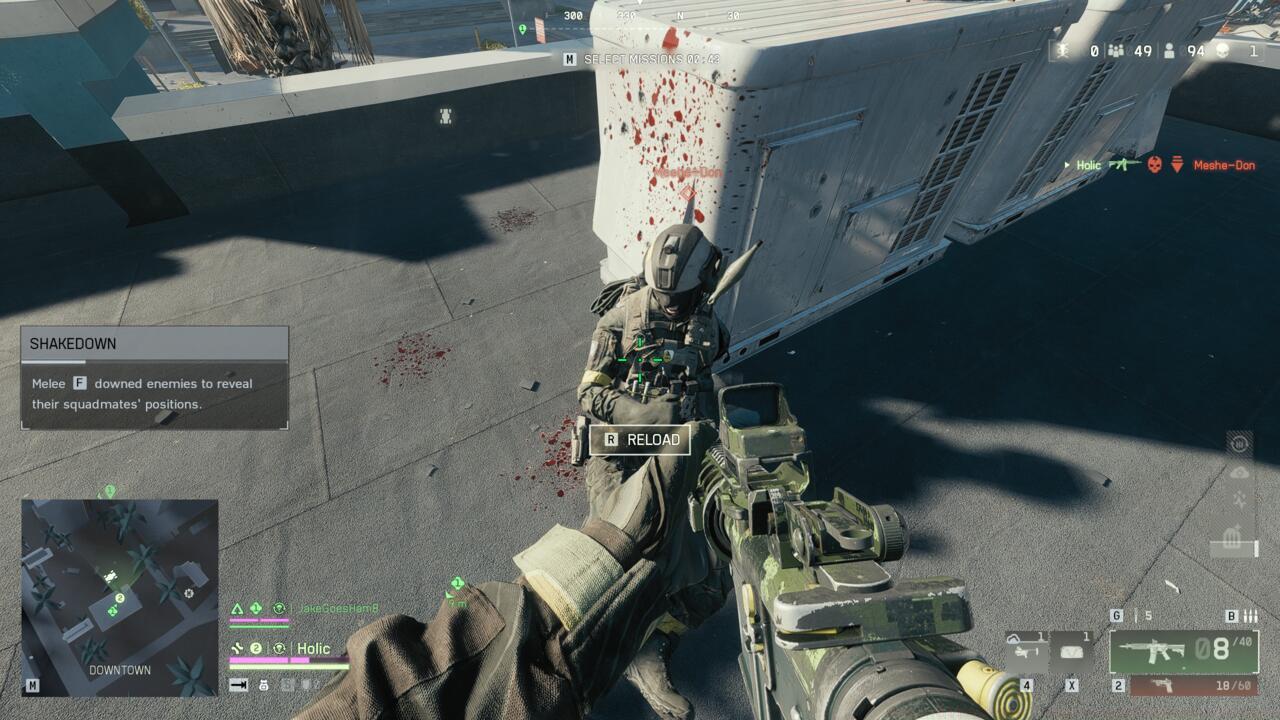 Remember to shakedown enemies