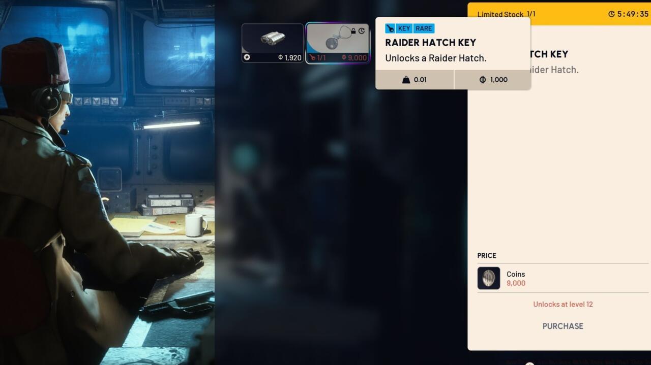 Raider hatch key for purchase