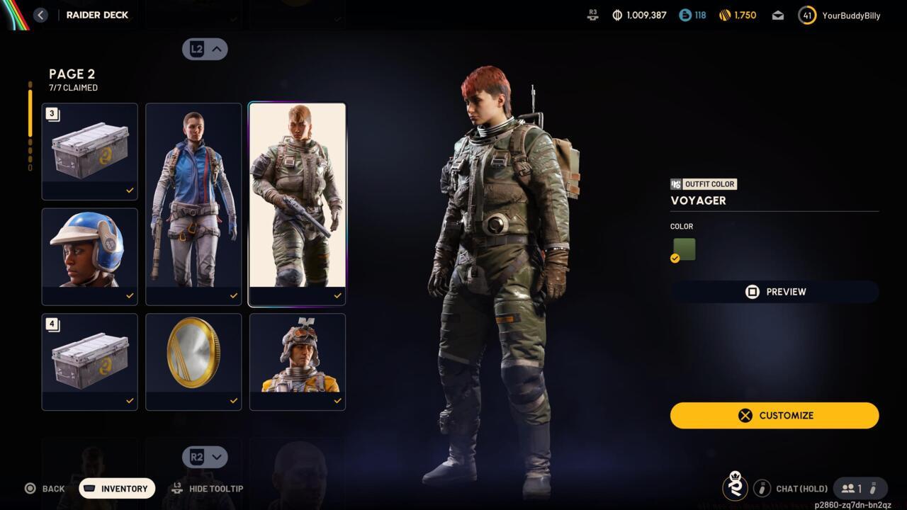 Voyager (Outfit Color)