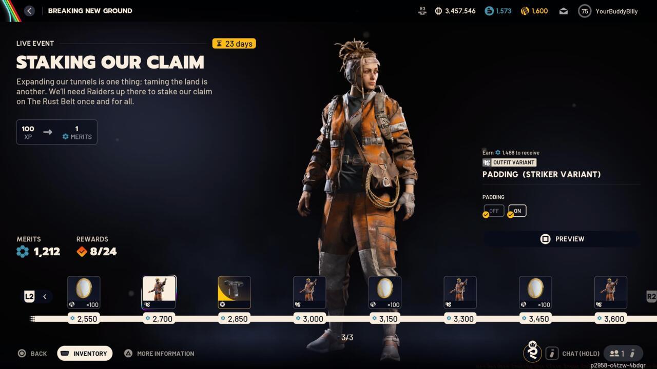 Padding (Striker Variant)