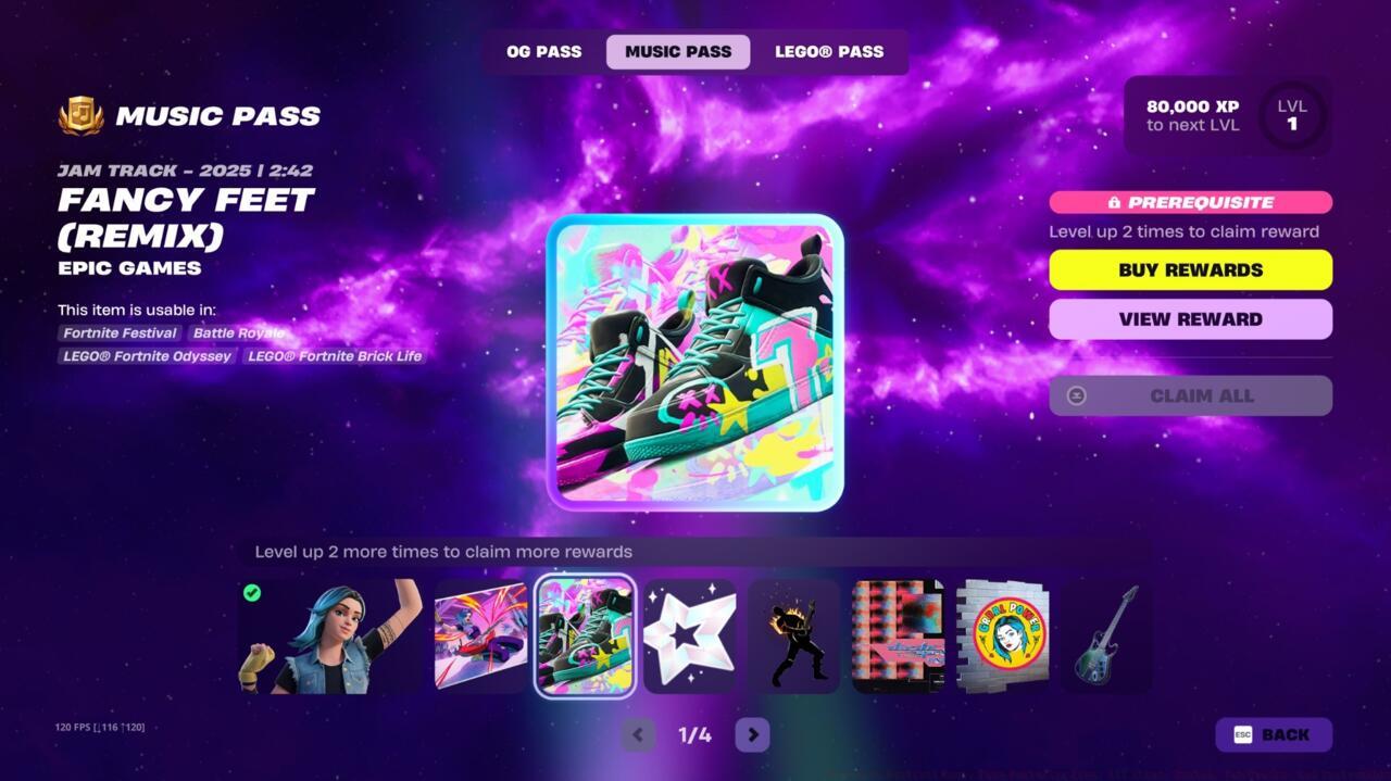 Jam Track: Fancy Feet (Remix) - Epic Games