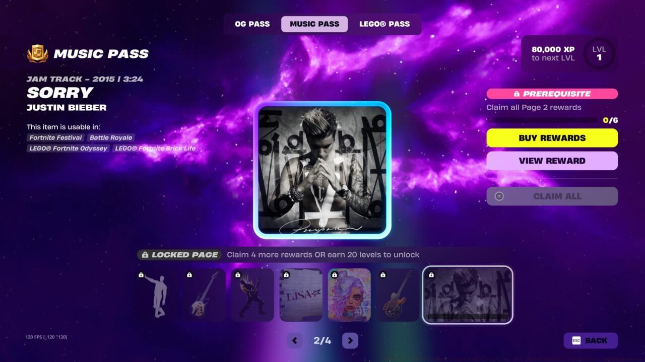 Jam Track: Sorry by Justin Bieber