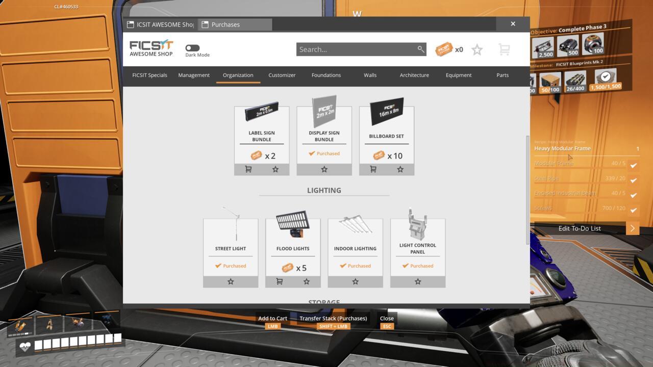 Inside the Awesome Shop