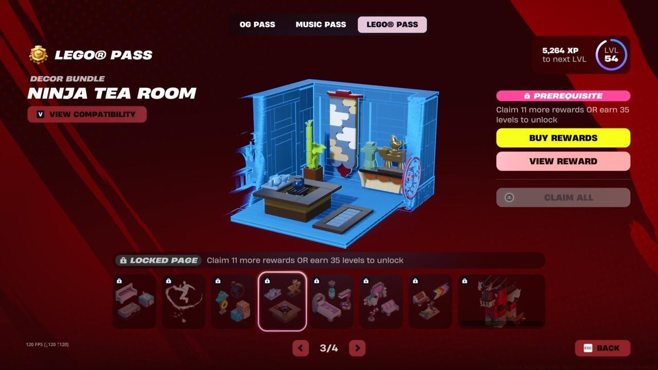 Decor Bundle: Ninja Tea Room