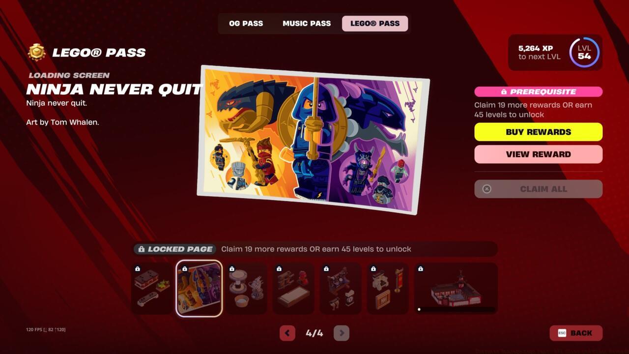 Loading Screen: Ninja Never Quit