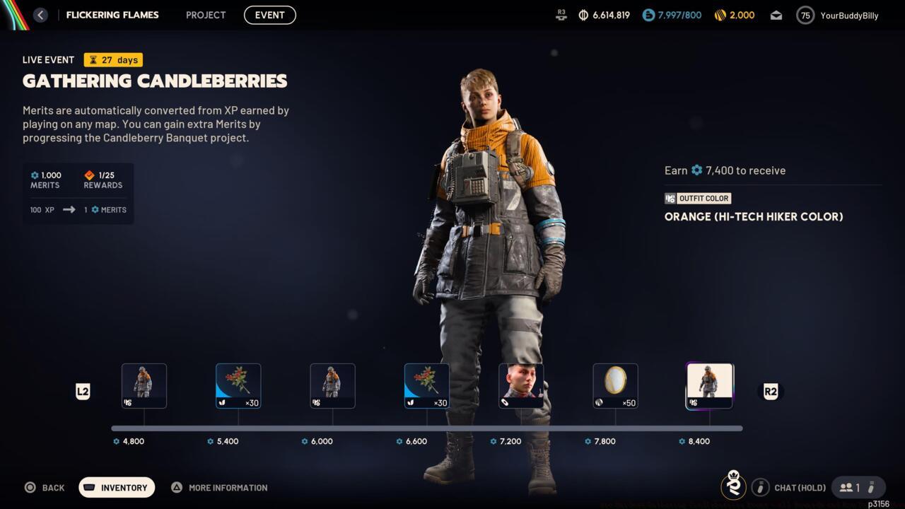 Orange (Hi-Tech Hiker Color)