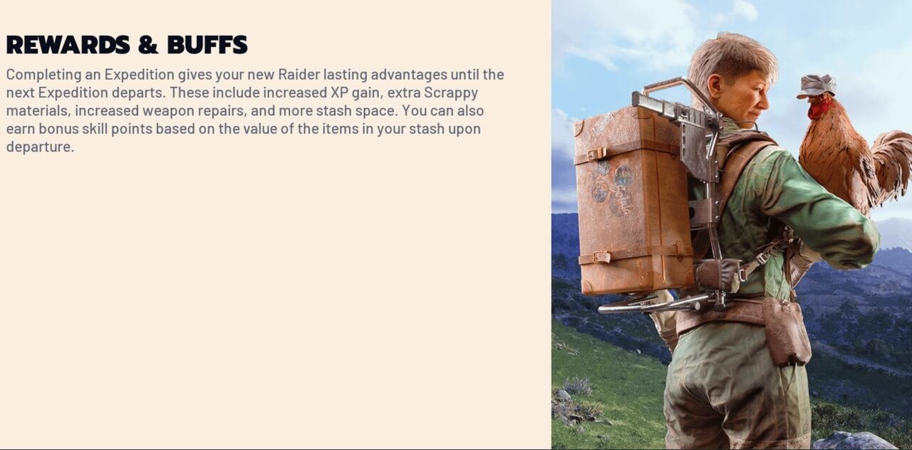 The rewards for the first Expedition in Arc Raiders