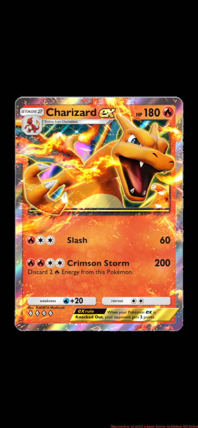 Charizard ex is still a heavy hitter in Pokémon TCG Pocket
