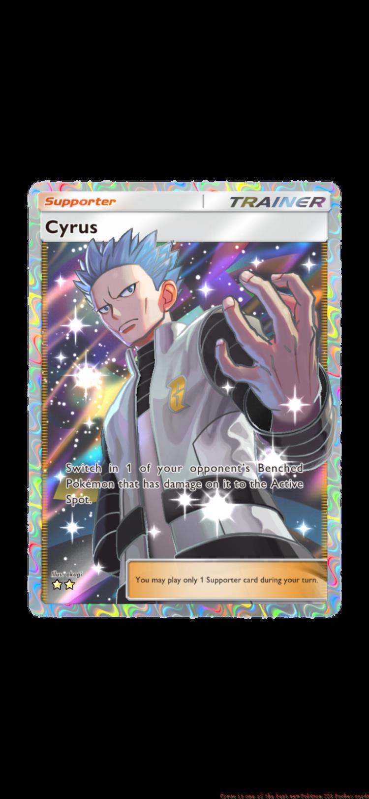 Cyrus is a cruel and vital addition to your Pokémon TCG Pocket deck