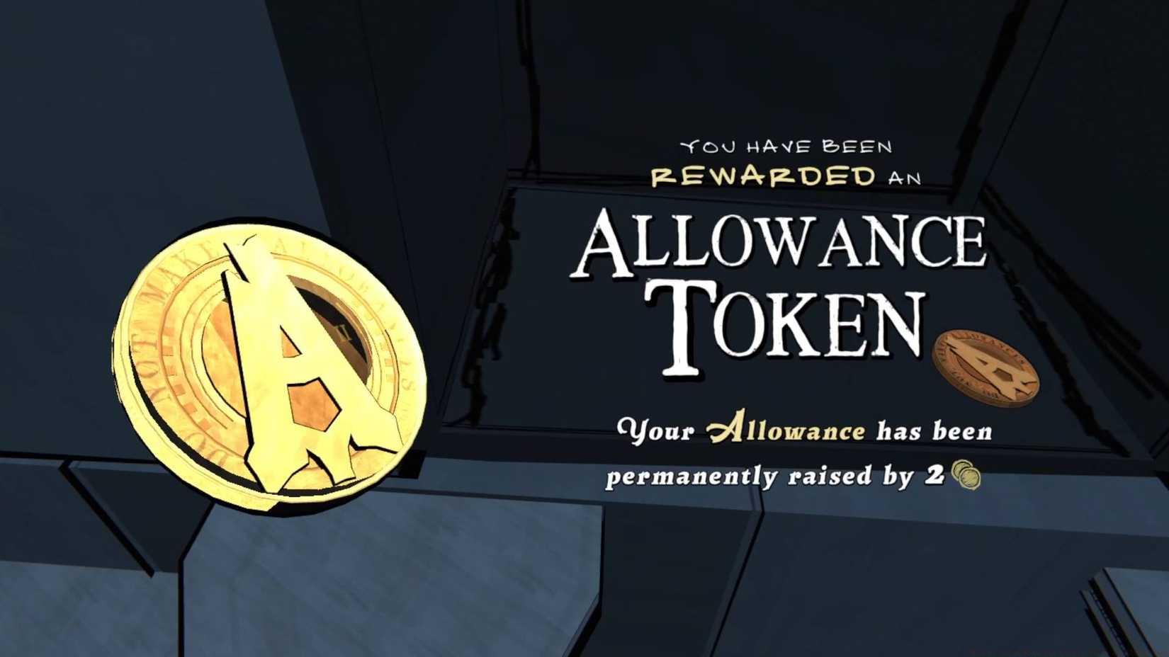 An allowance token that increases how many gold coins you start with in Blue Prince.