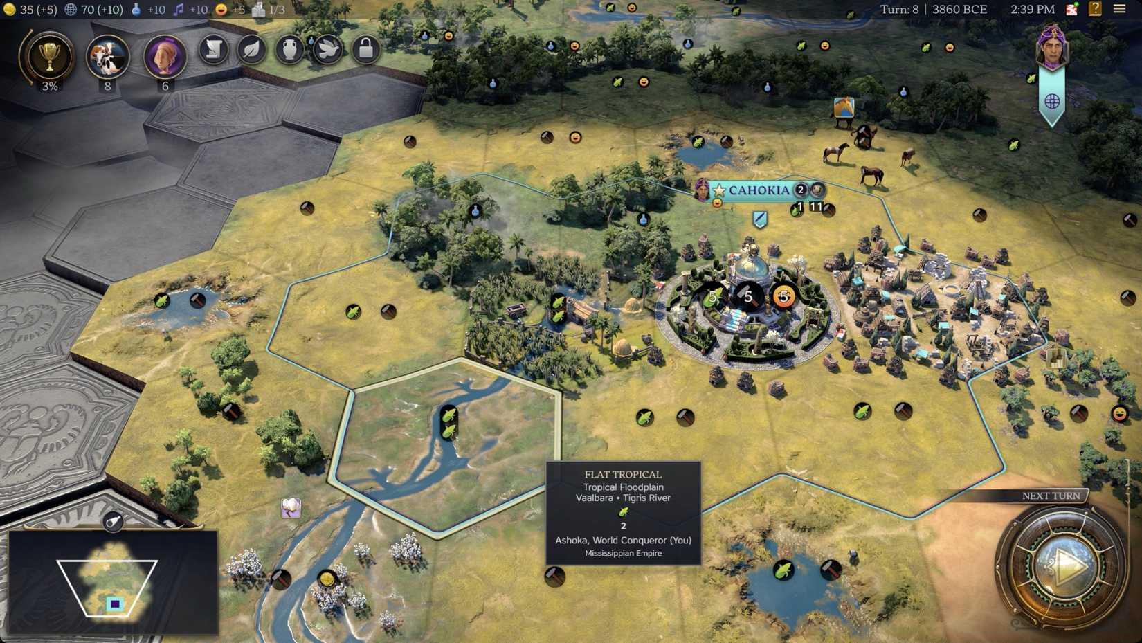 How to get more Food and increase population in Civilization 7