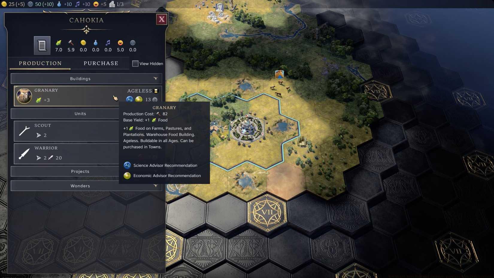 How to get more Food and increase population in Civilization 7