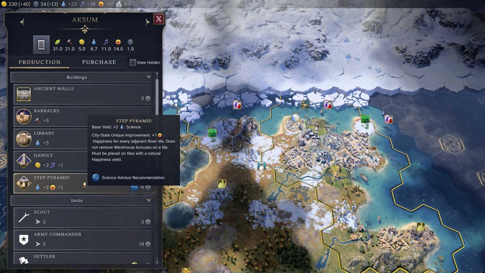 How to increase Happiness in Civilization 7