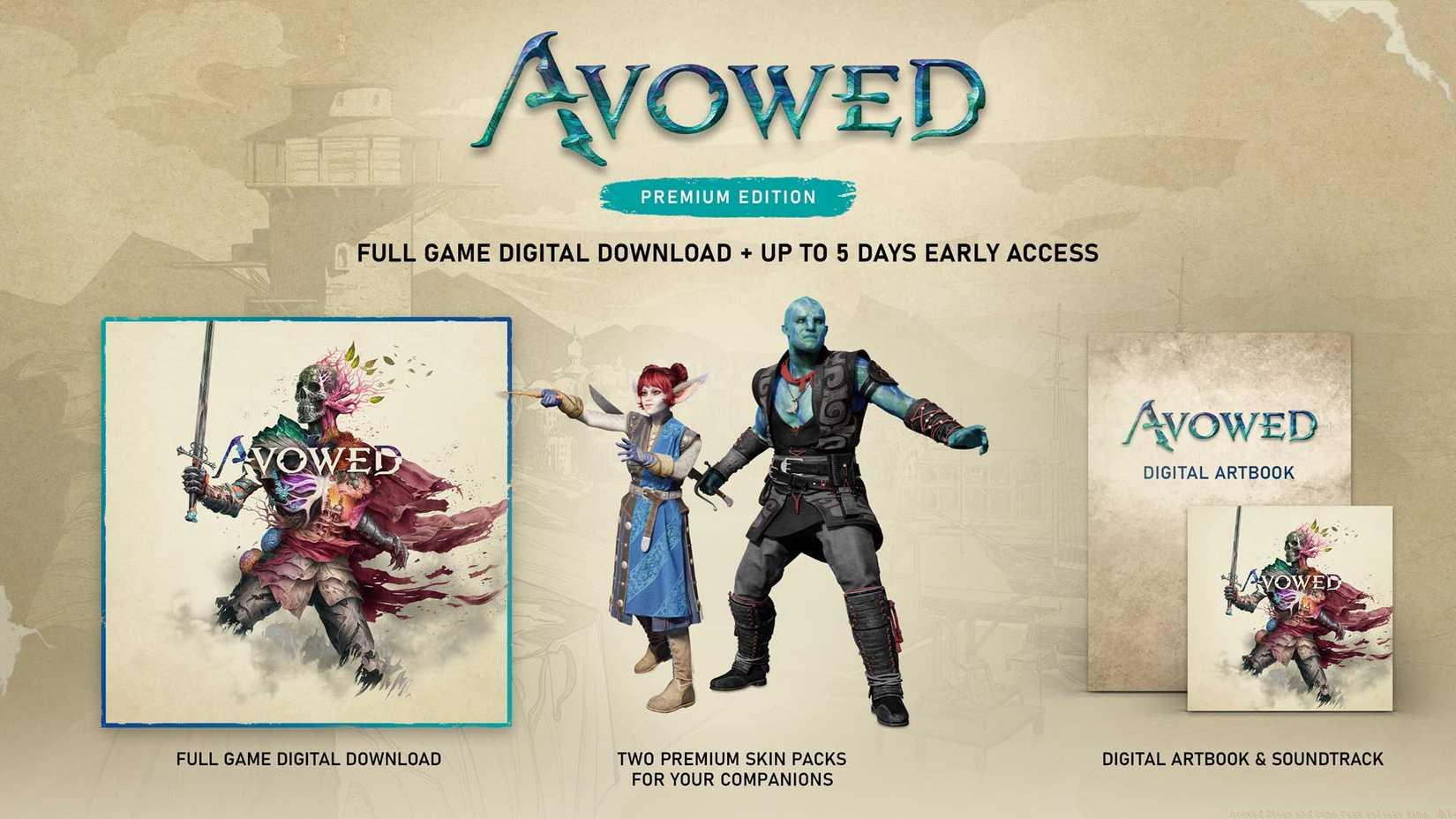 What time does Avowed release on Game Pass and Steam?