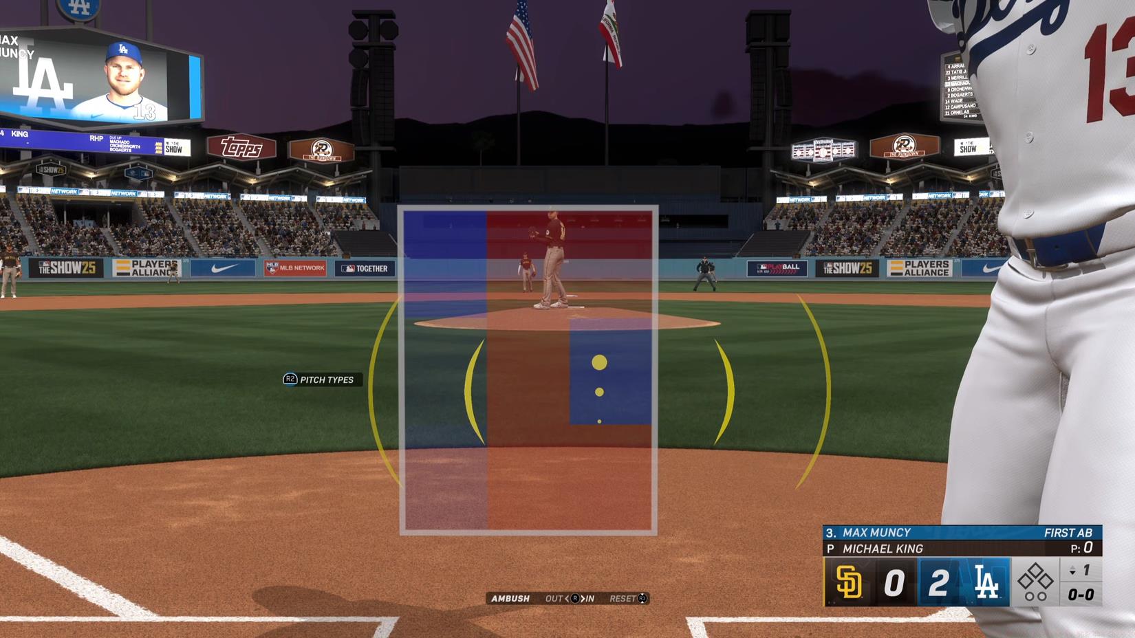 How to use MLB The Show 25's Ambush Hitting system