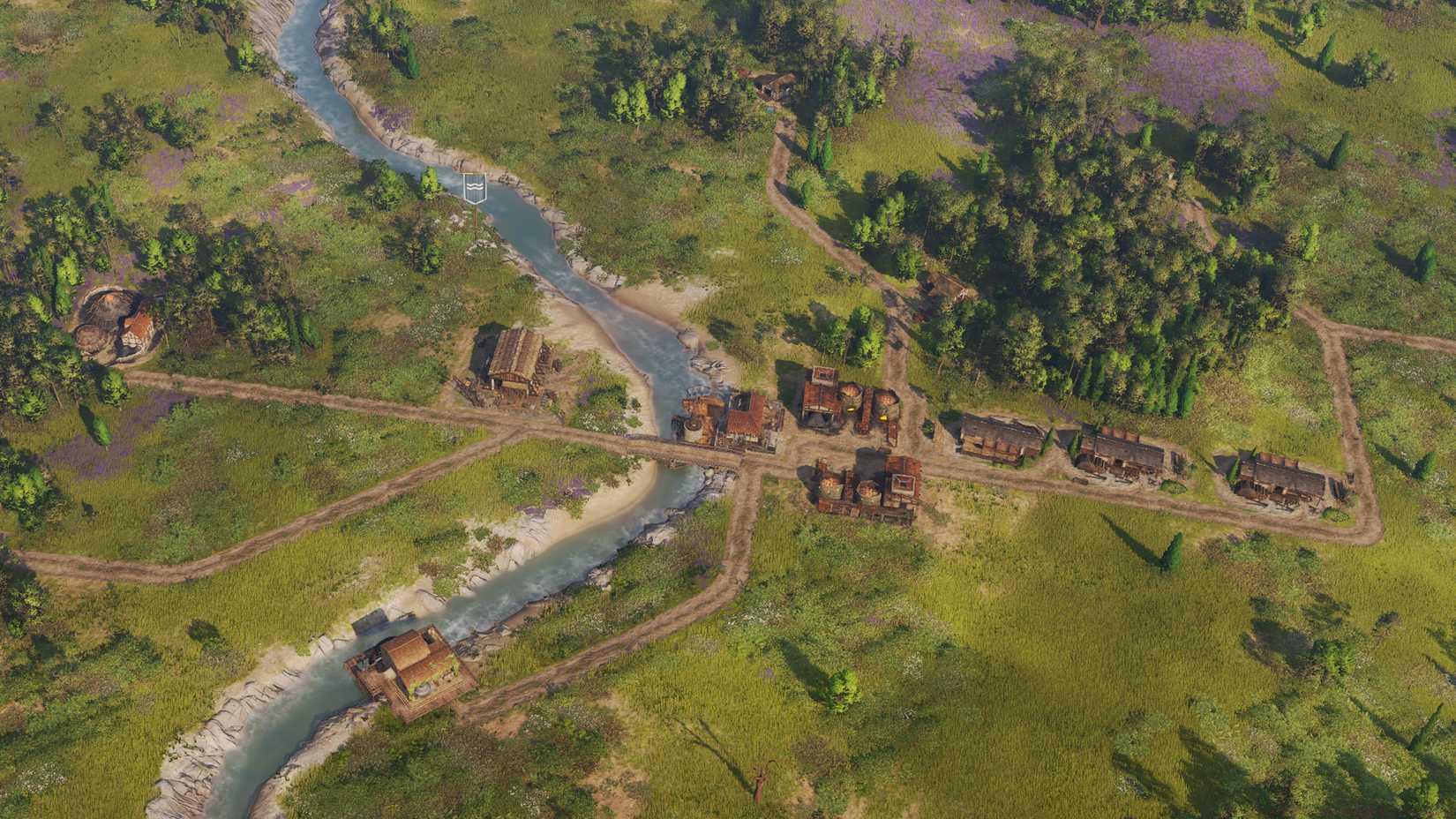 Industrial buildings in Anno 117: Pax Romana.