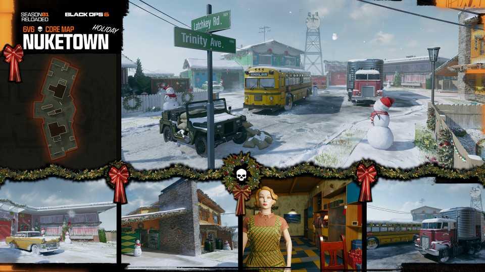 Black Ops 6 map Nuketown Holiday.
