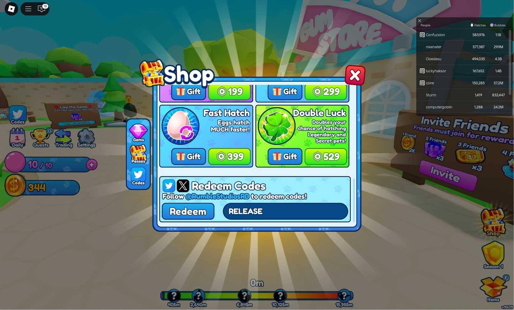 Bubble Gum Simulator Infinity codes for April 2025