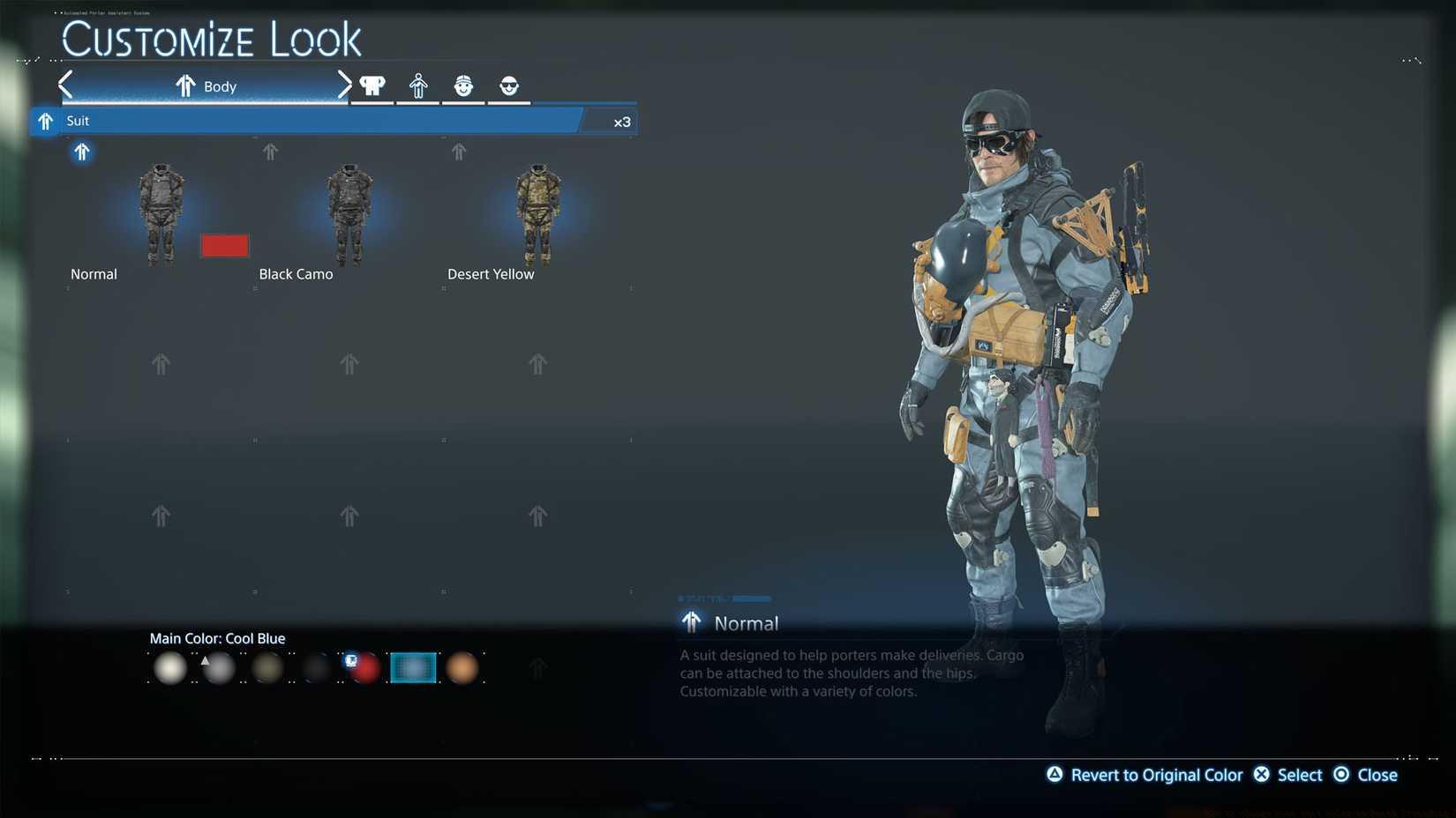 How to change your suit color in Death Stranding 2