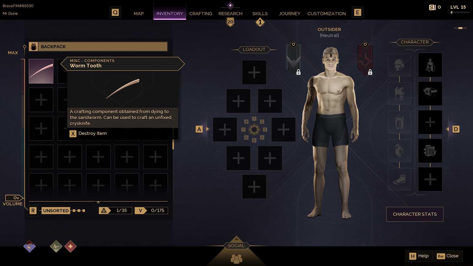 How to get a Worm Tooth in Dune: Awakening