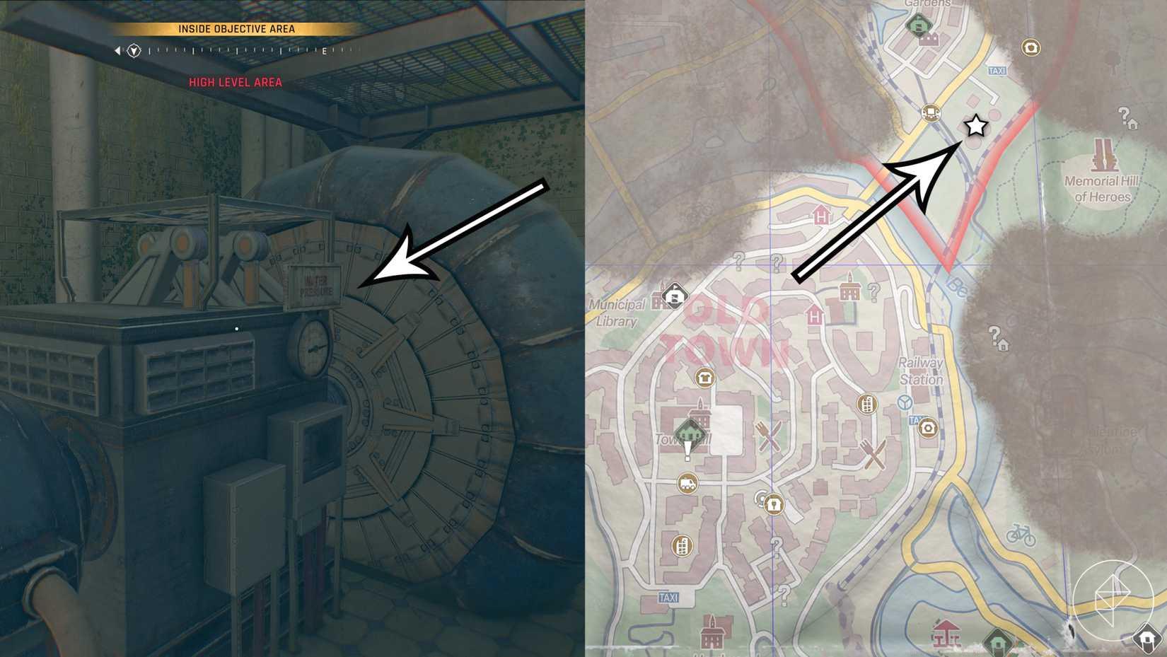 The first part of the Hydro-Puzzle side quest in Dying Light: The Beast.