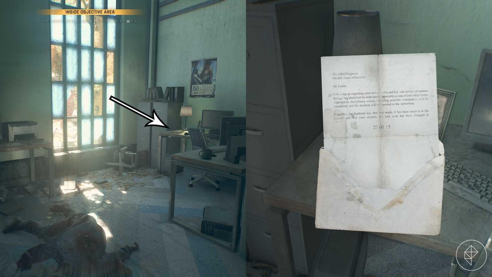 The location of the Hydro-Puzzle safe code in Dying Light: The Beast.