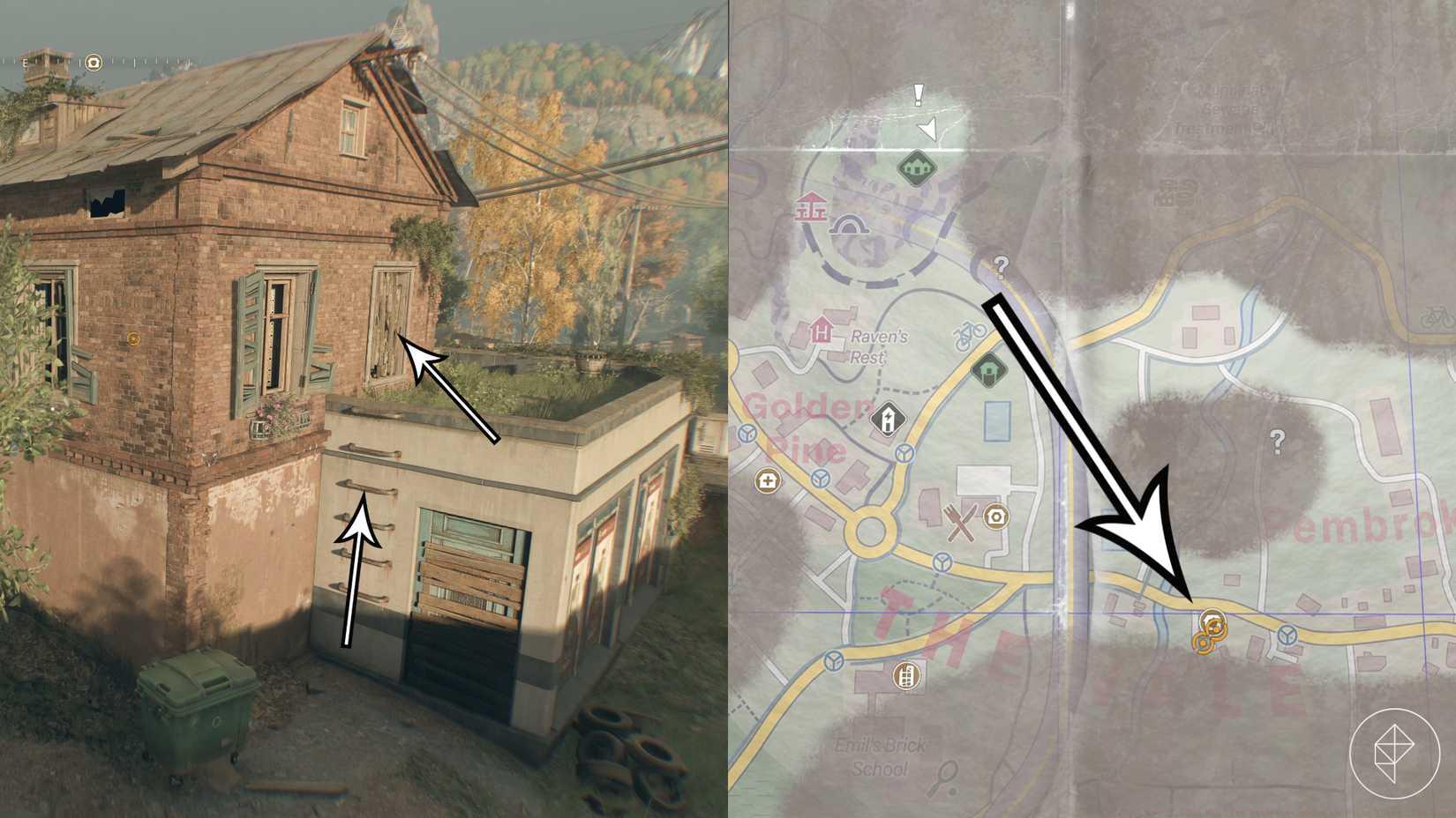 Iris and Henry's old farm, found during the Last Wish quest in Dying Light: The Beast.