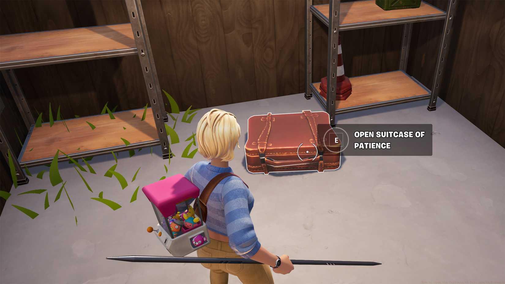 How to open the Suitcase of Patience in Fortnite