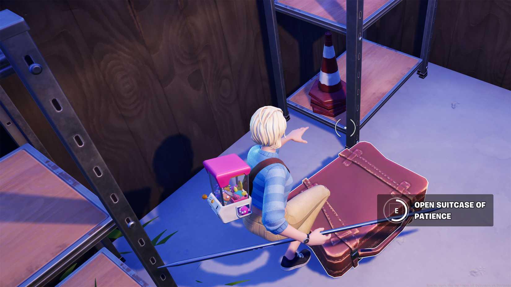 How to open the Suitcase of Patience in Fortnite