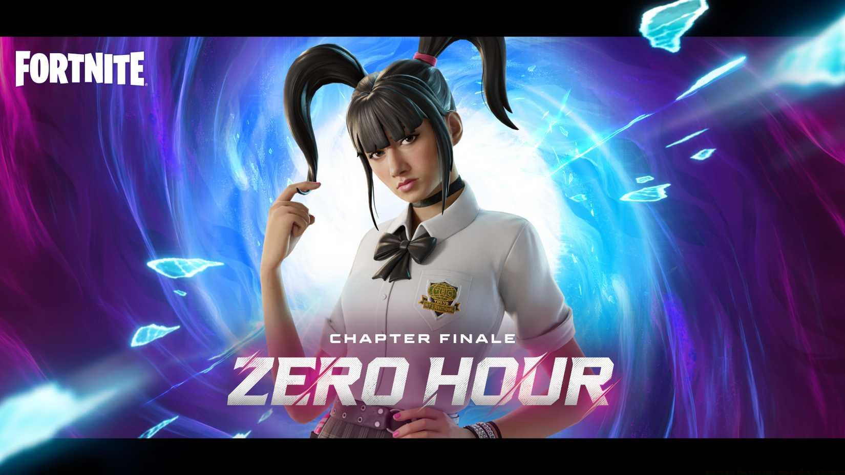 Yuki Yubari as they appear in Fortnite