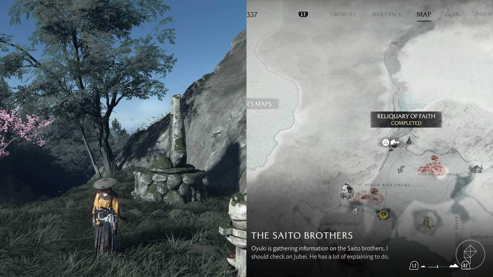 The Reliquary of Faith location in Ghost of Yotei