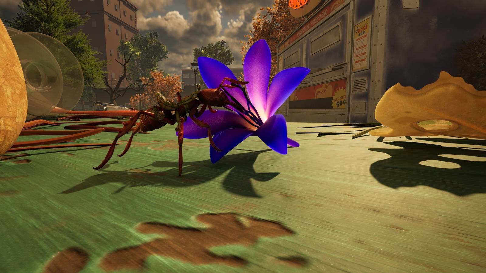 A large hosta bloom in Grounded 2