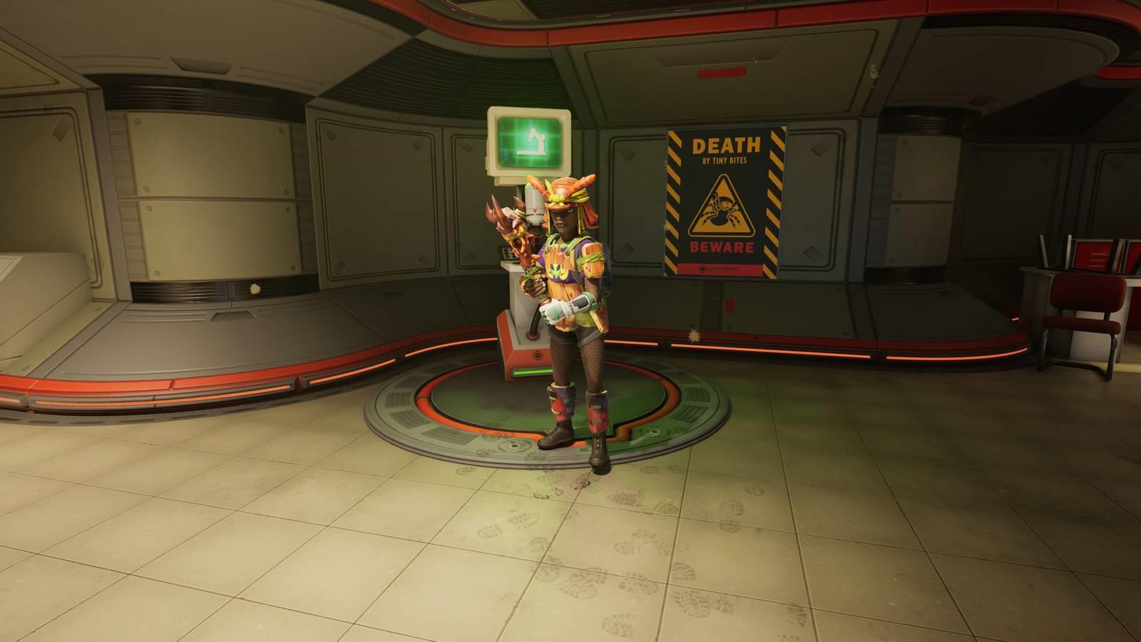 Willow standing in a ranger station in Grounded 2