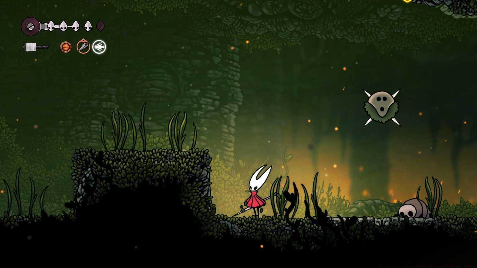A Hoker enemy in Hollow Knight: Silksong.