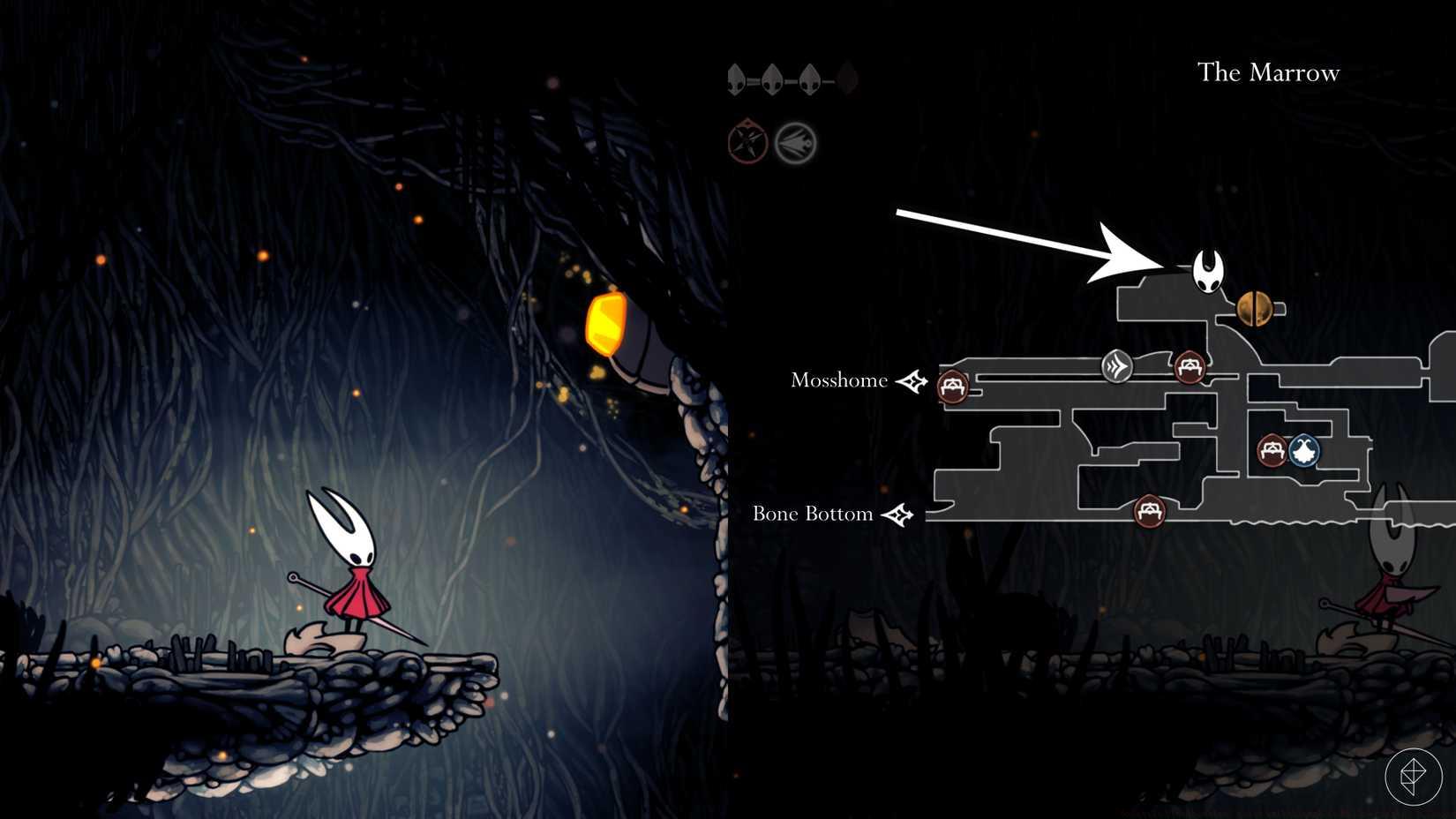 The second Volatile Flintbeetle location in Hollow Knight: Silksong.