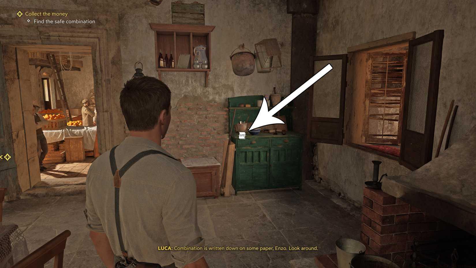 The first safe code in Mafia: The Old Country.