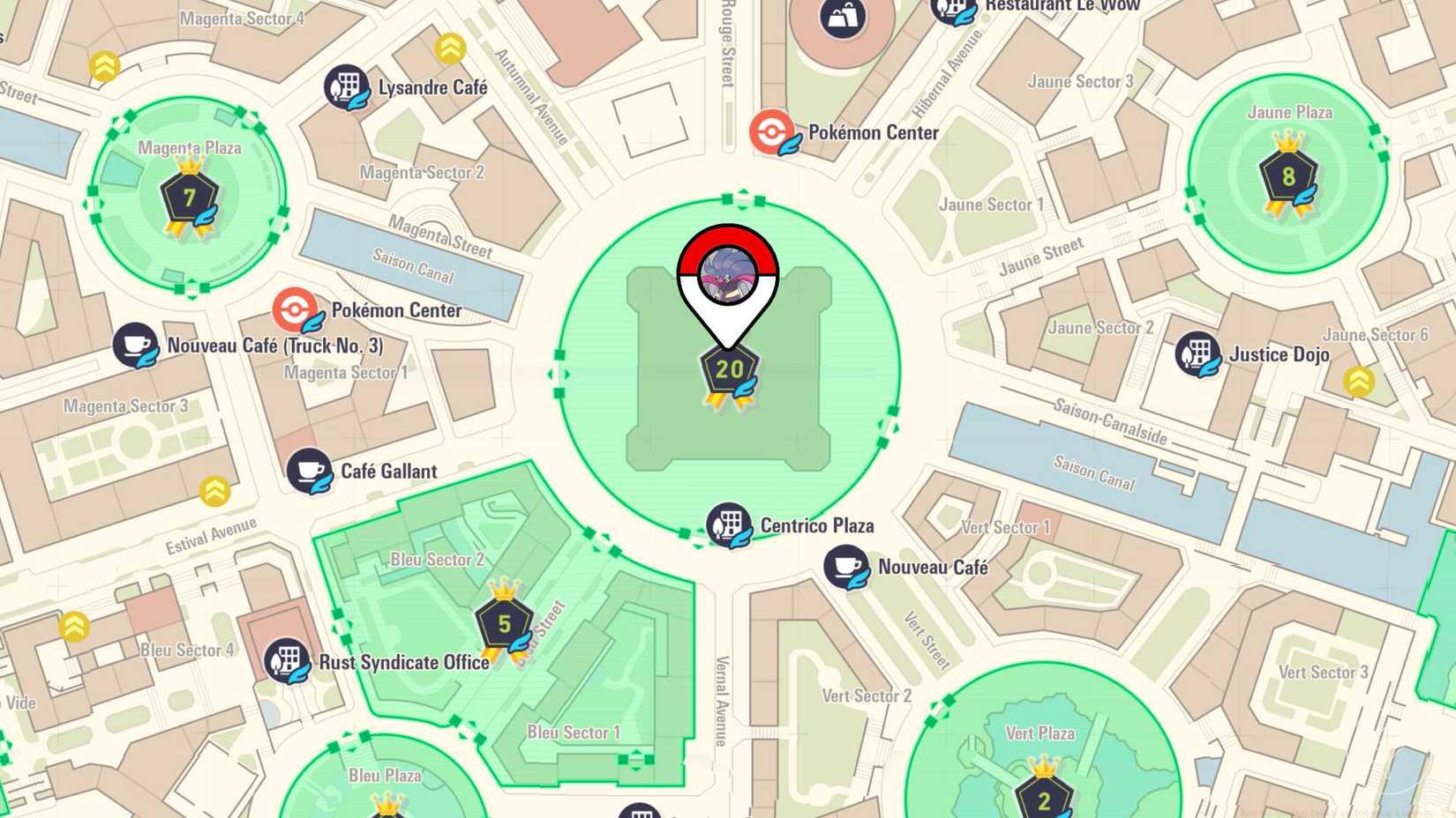 Malamar's location in Pokemon Legends: Z-A.