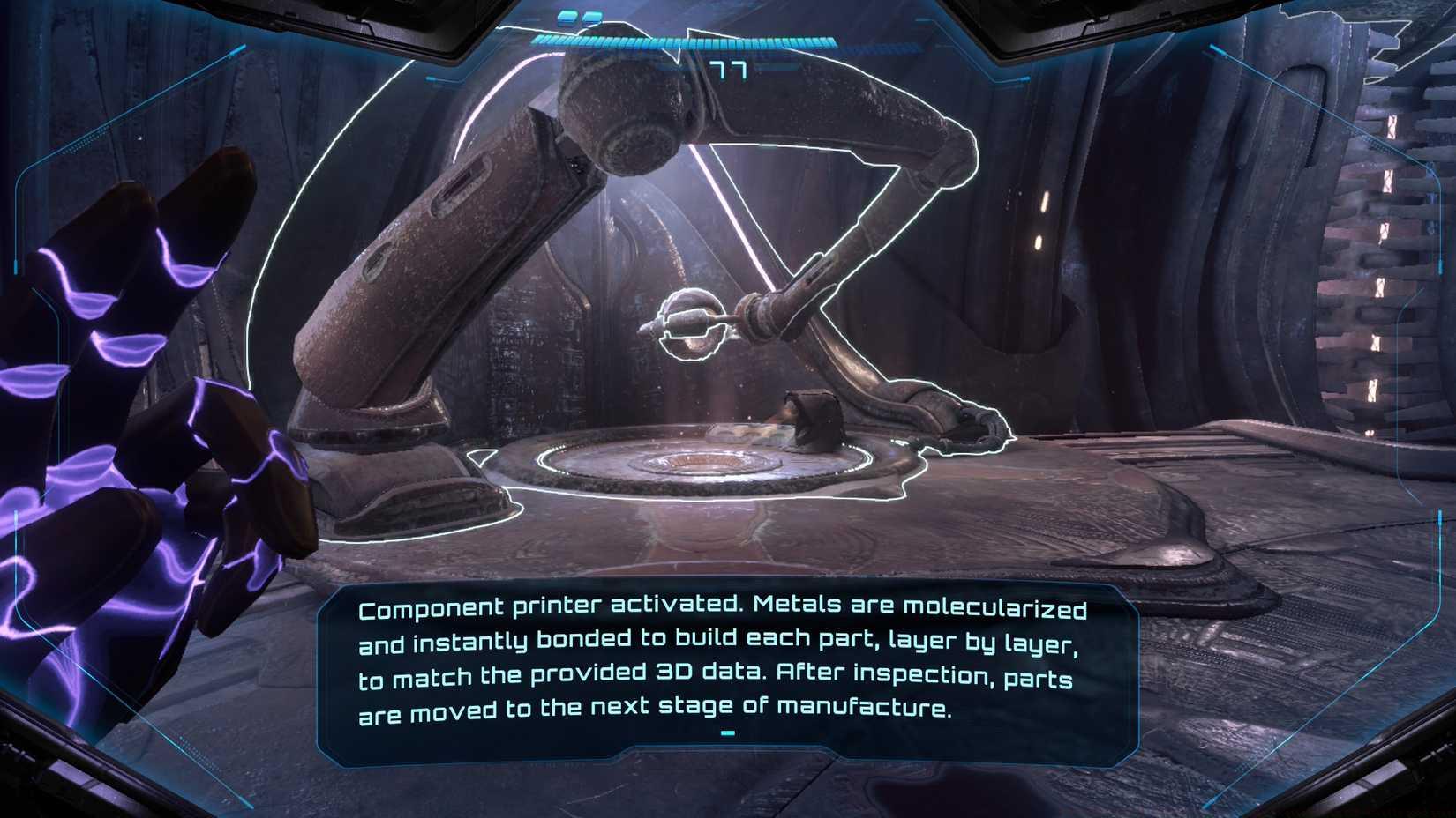 A scan log entry in Metroid Prime 4