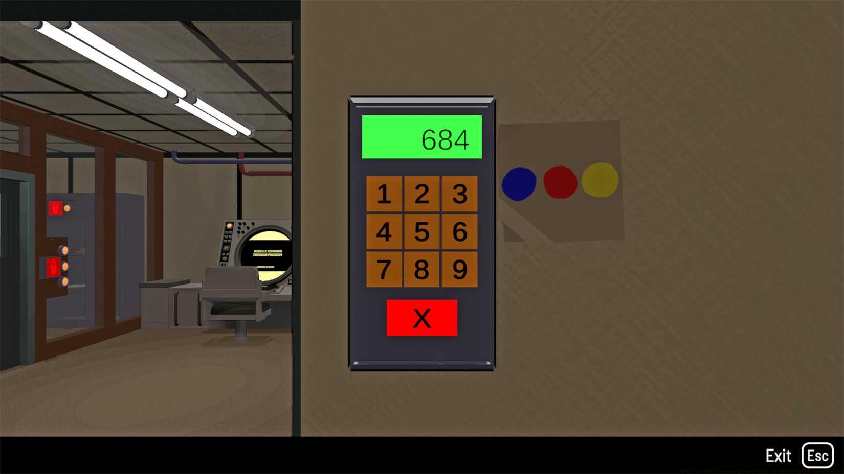 What is the Training Room code in Missile Command Delta?