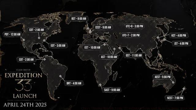 What time does Clair Obscur: Expedition 33 release?