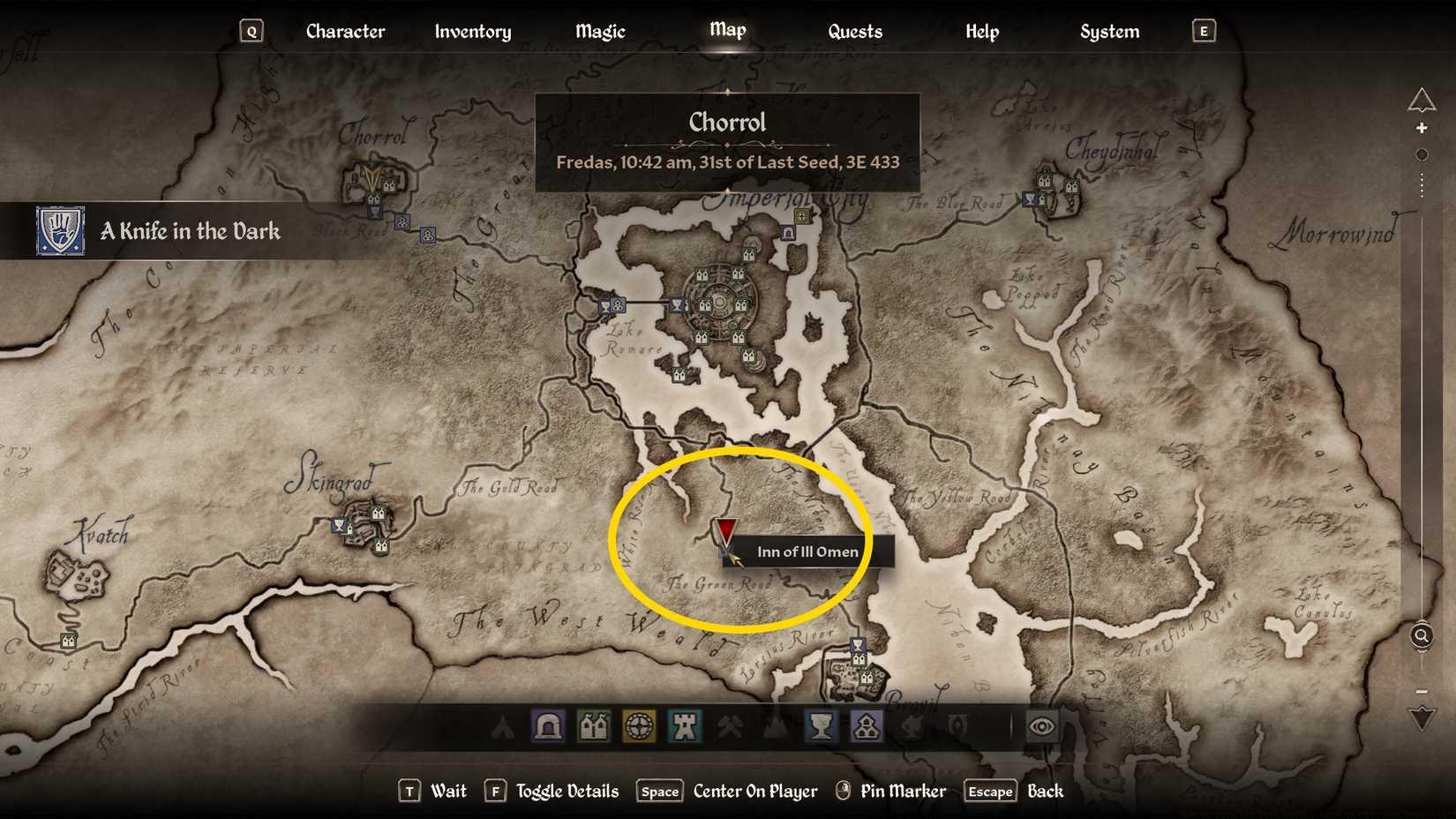 How to join the Dark Brotherhood in Oblivion Remastered