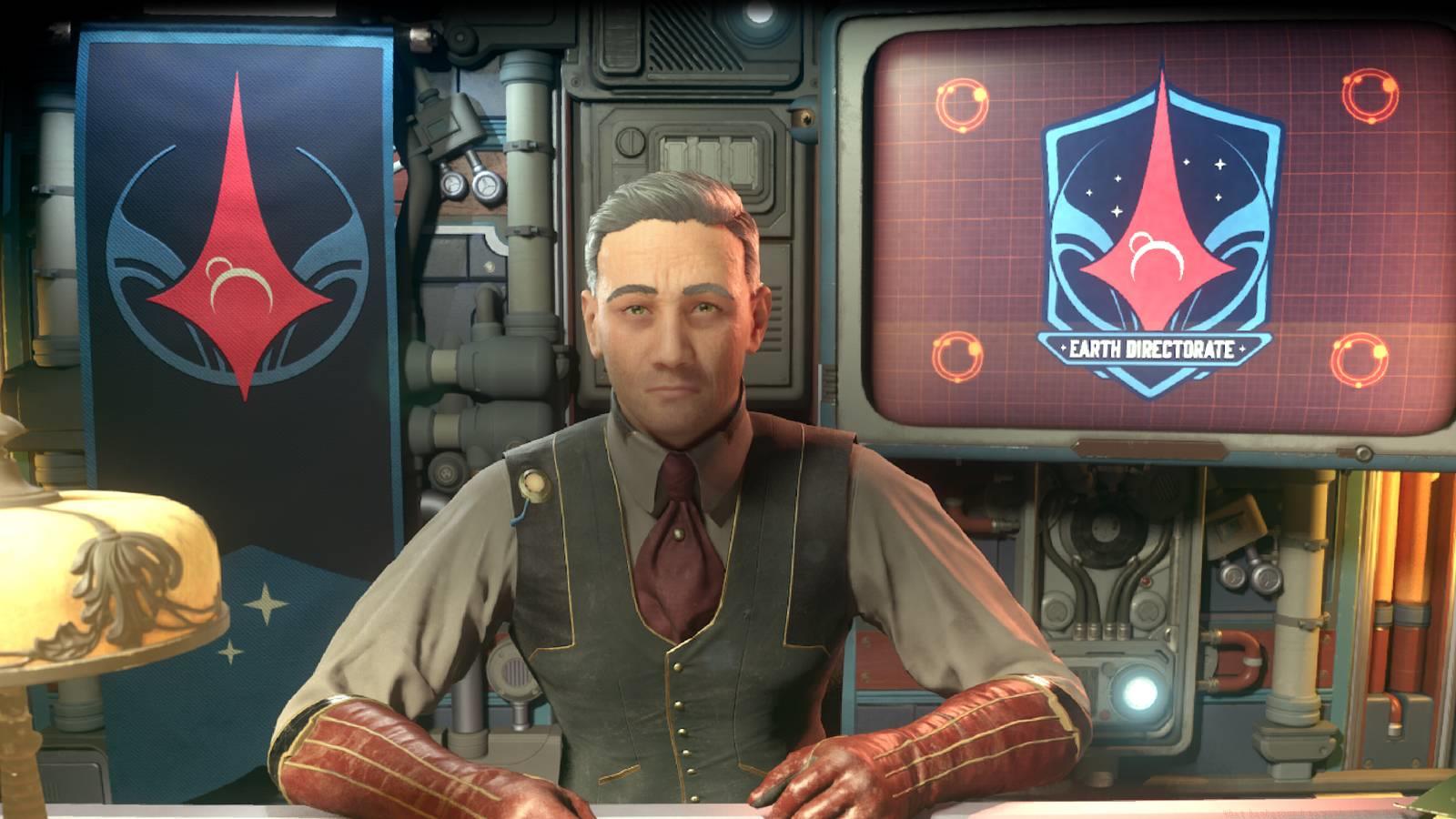 The instruction screen that appears after the character creation in The Outer Worlds 2.