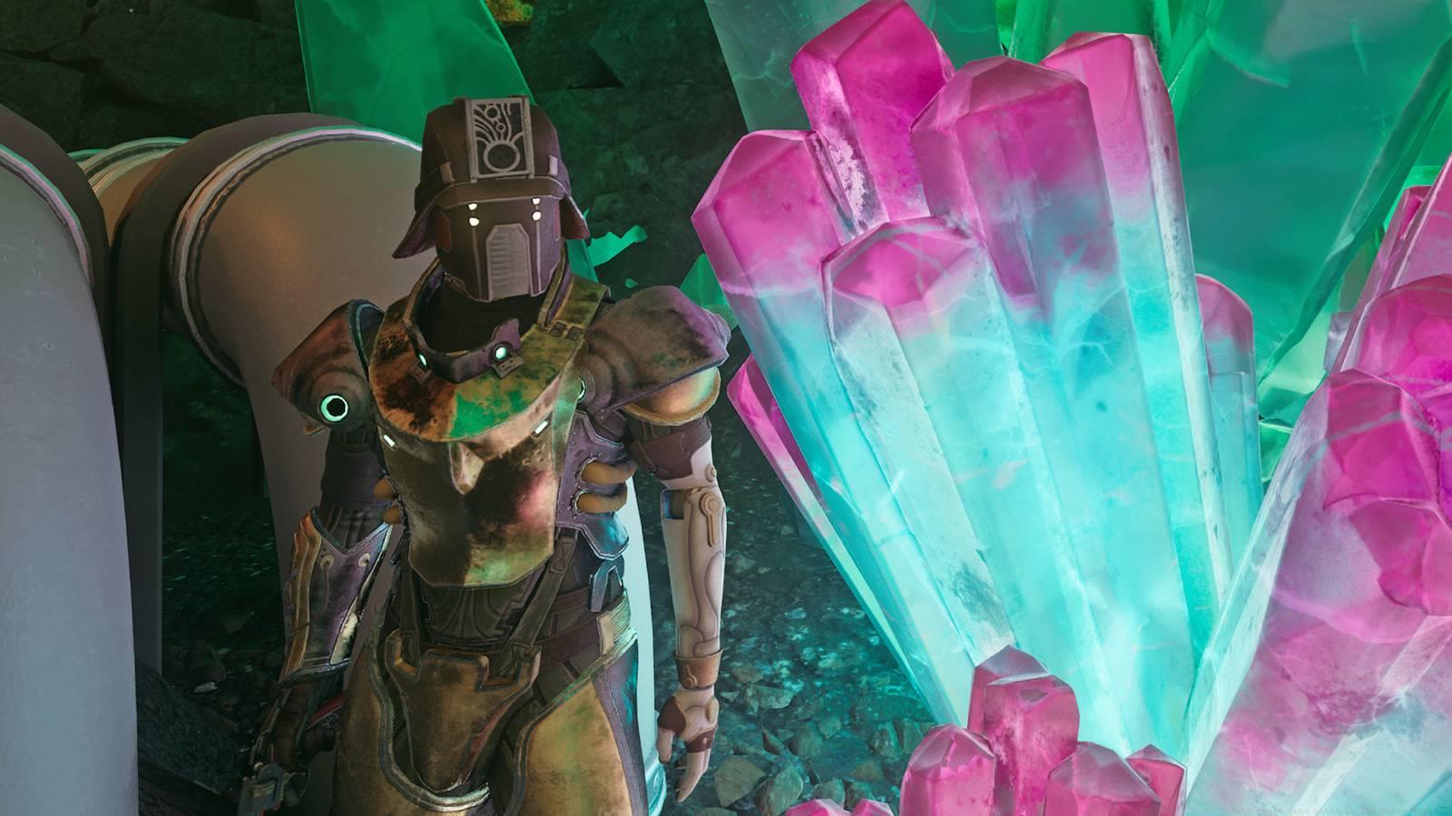 A player facing the camera in The Outer Worlds 2.