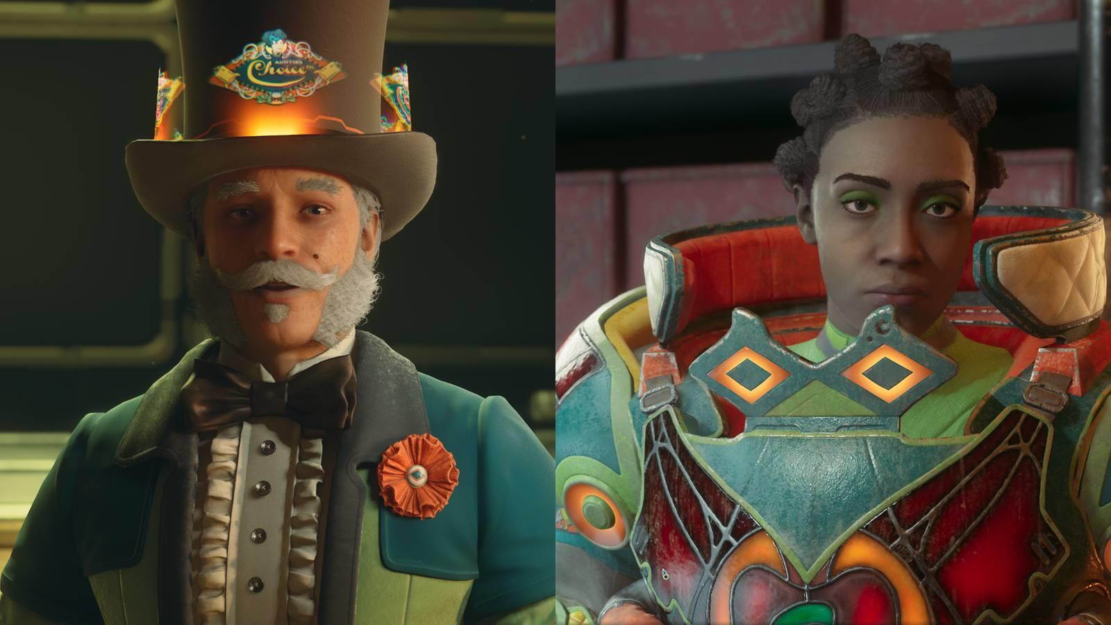 Milverstreet and Kaur in The Outer Worlds 2.