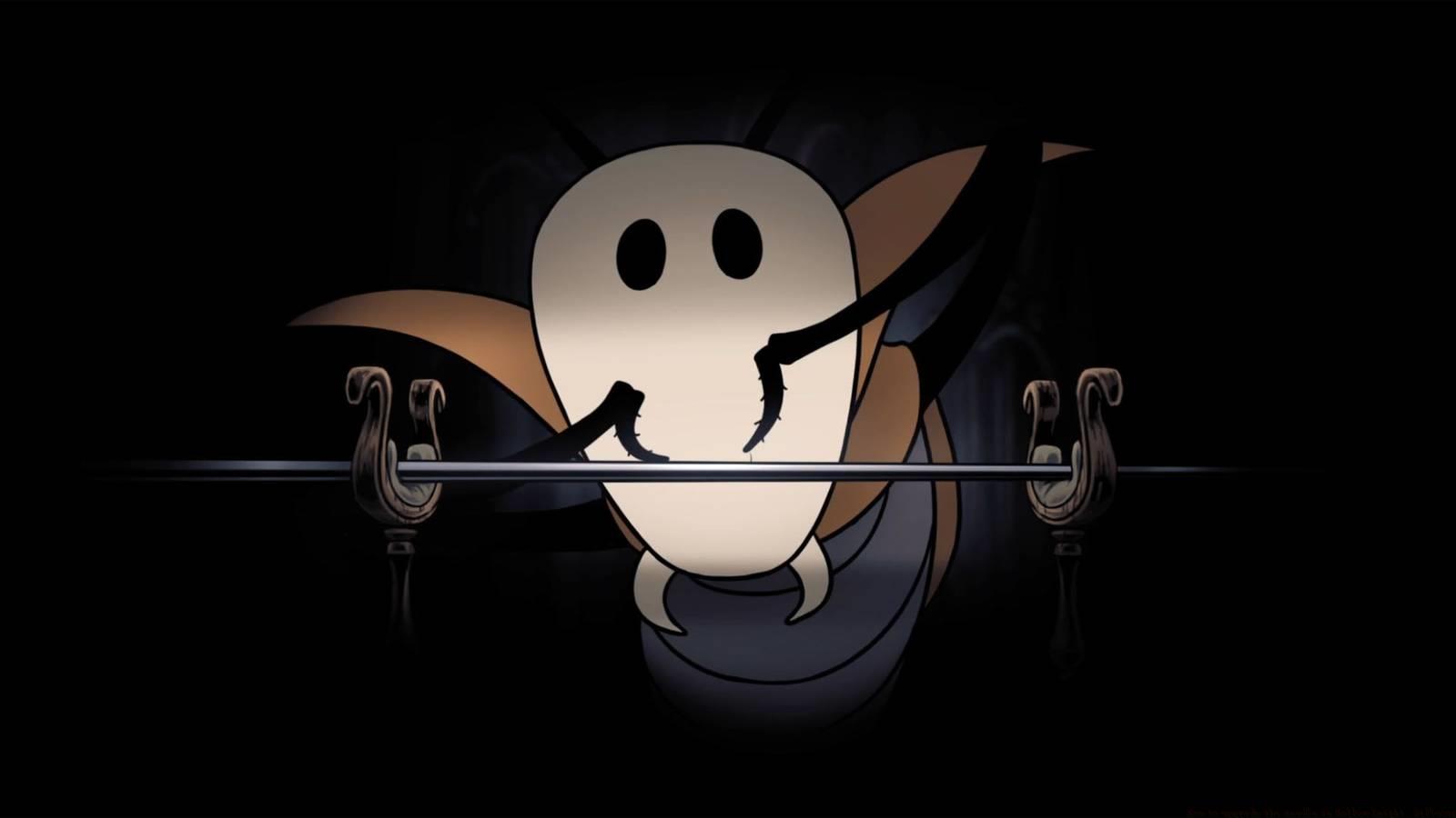 Pinmaster Plinney working on a needle in Hollow Knight: Silksong.