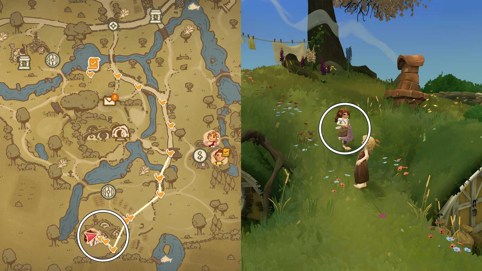 Rosie Cotton's location in Tales of the Shire.