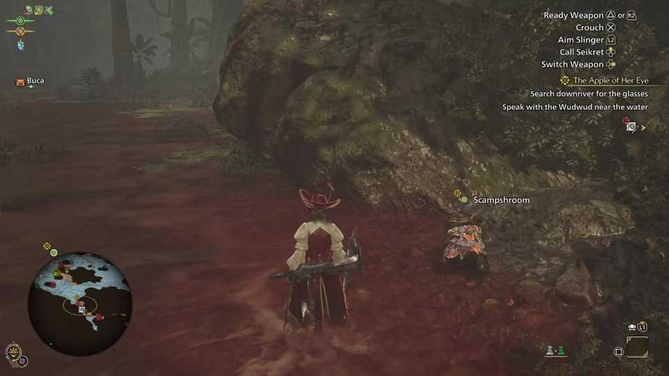 An image showing the Wudwud Scampershroom in Monster Hunter Wilds.
