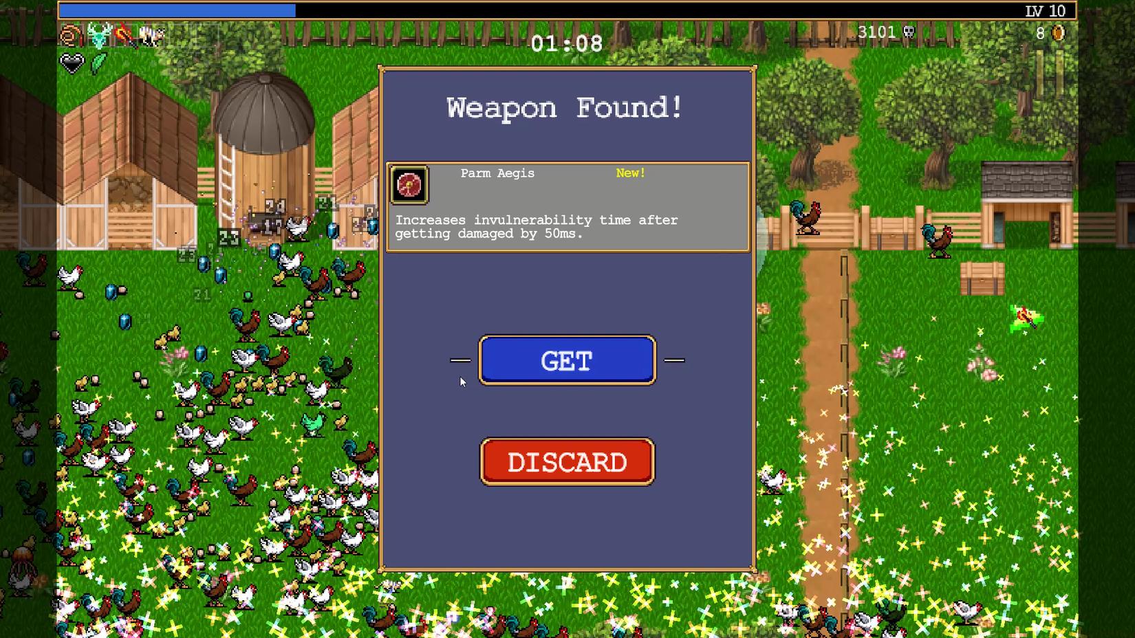 How to unlock and evolve the Gaze of Gaea in Vampire Survivors