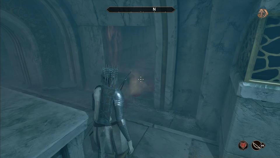 An image of secret door in Vilverin dungeon in Oblivion Remastered.